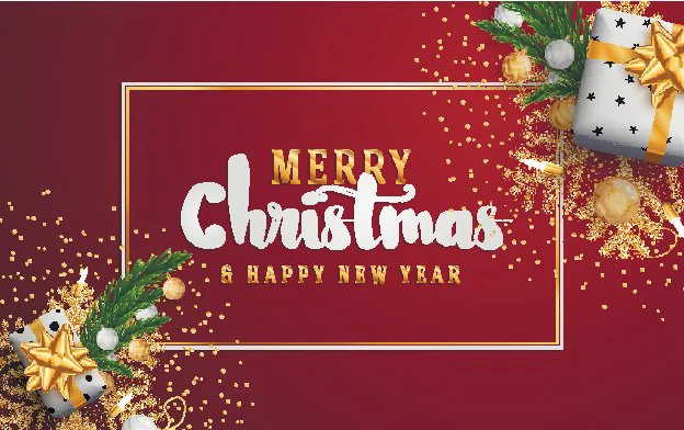 圣诞节圣诞树圣诞老人闪亮装饰电商促销折扣海报PSD模板AI素材【368】